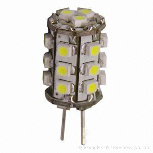 G4 LED Bulb with 21 Pieces High-output LEDs and Light Output Comparable to a 10W Bulb